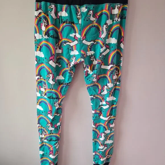 Unicorn Rainbow Womens Pajama Pants - Picture 3 of 5